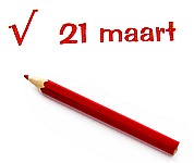 rood potlood 21 maart