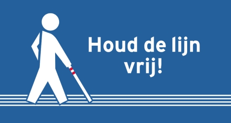 symbool van Houd de lijn vrij