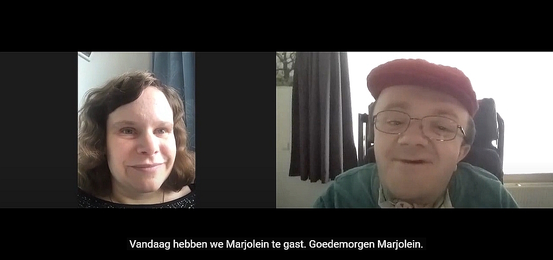 filmbeeld van Marjolein en Tim