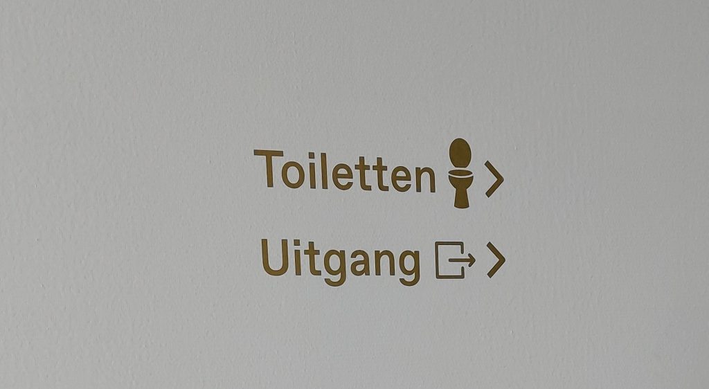 bewegwijzering bij toiletten