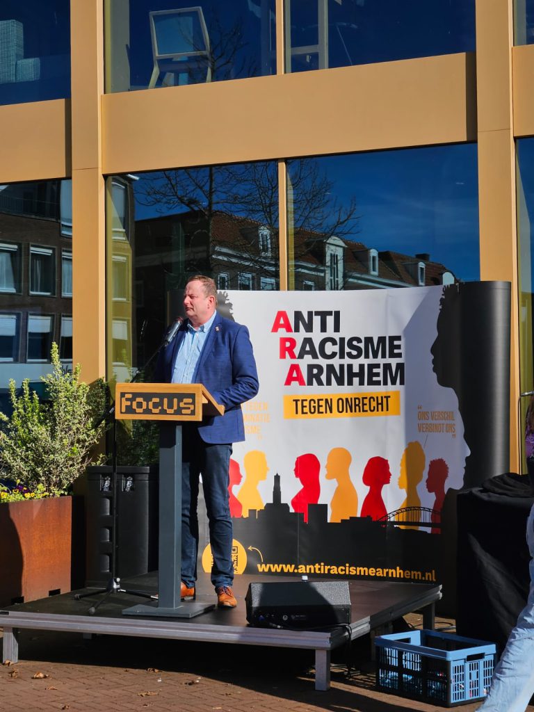 Toespraak bij de demonstratie